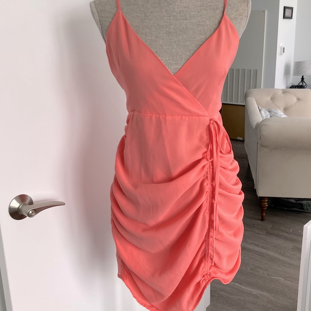 NWT Superdown ruched dress